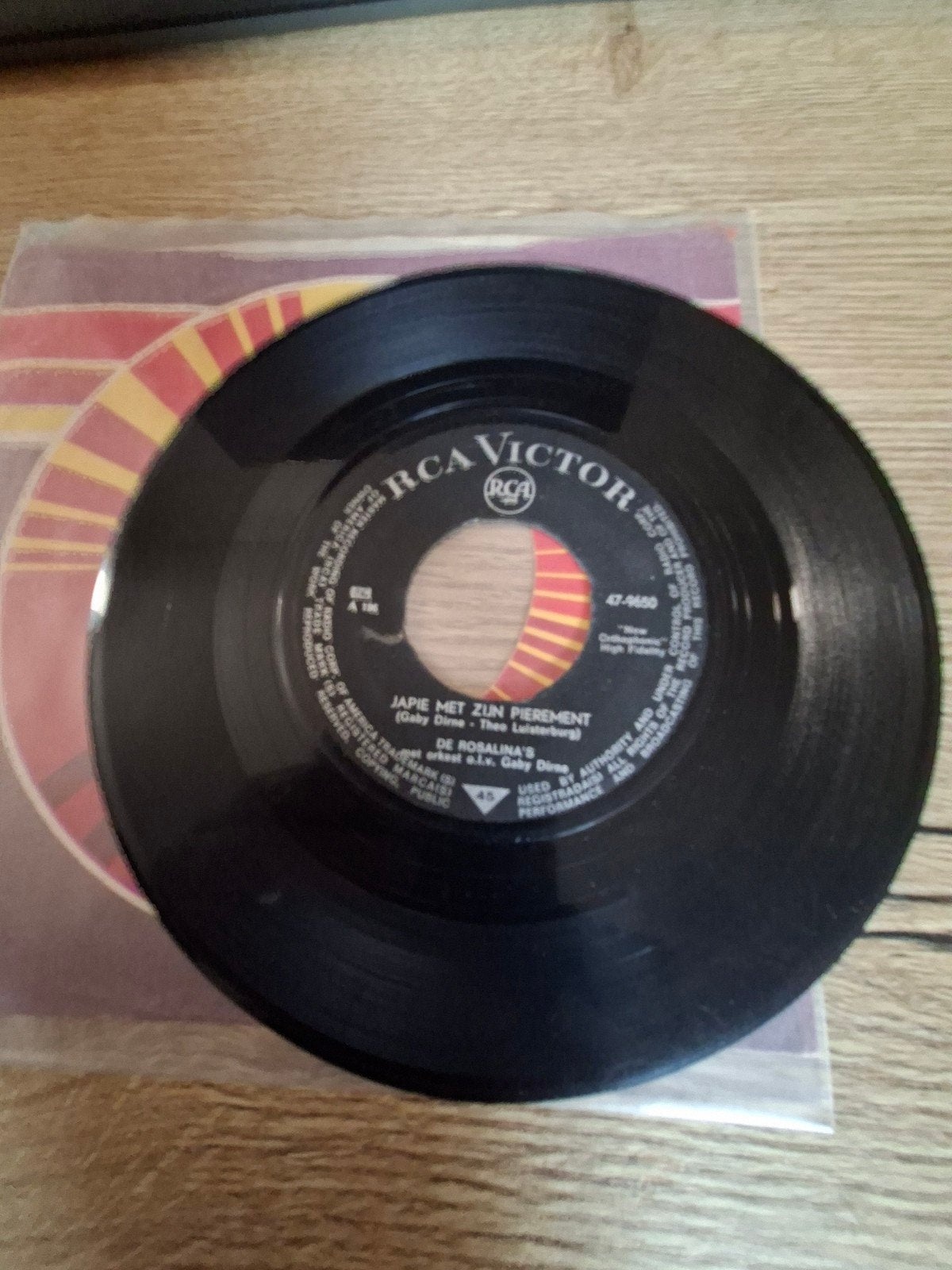 De Rosalina's - Daar In Dat Havencafe/Japie Met Zijn Pierem, Gebruikt, Originele persing, 7 inch, Ophalen of Verzenden