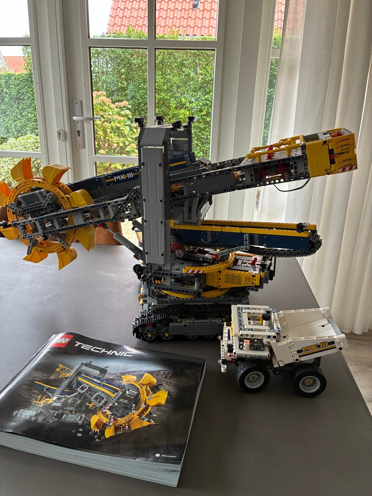 Lego Technic 42055 - Emmerwiel Graafmachine, Lego, Ophalen of Verzenden, Zo goed als nieuw, Complete set