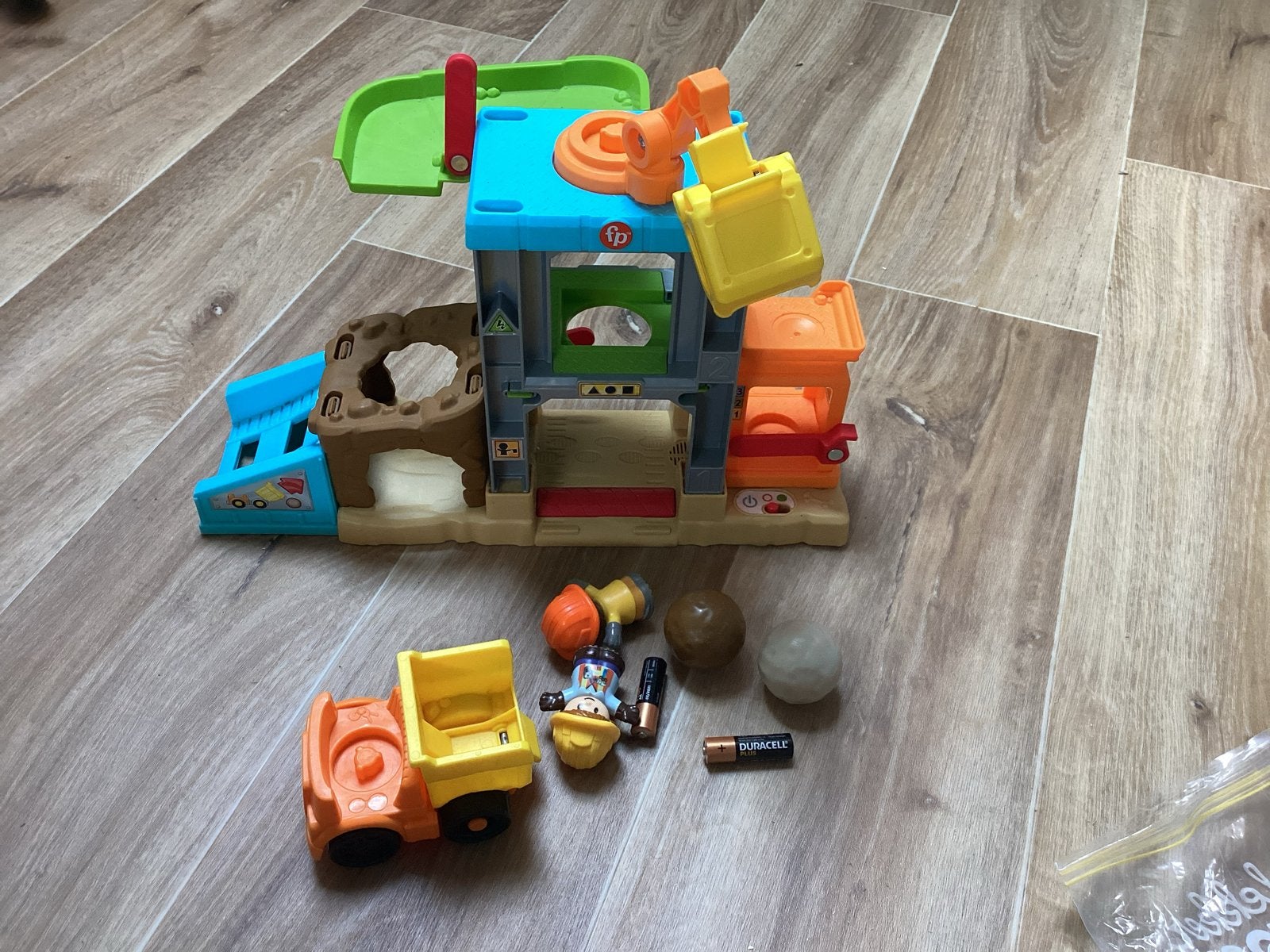 Fisher Price Bouwplaats Speelset met Accessoires, Ophalen of Verzenden, Gebruikt, Speelset, Met geluid