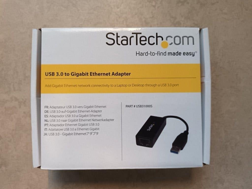 StarTech Gigabit ethrernet LAN WAN adapter USB 3.0, Computers en Software, Ophalen of Verzenden, Zo goed als nieuw, Extern, StarTech
