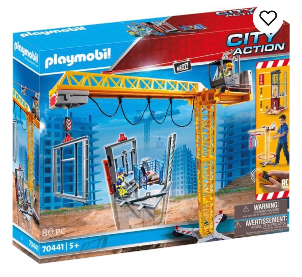 Playmobil kraan met afstandsbediening, Ophalen of Verzenden