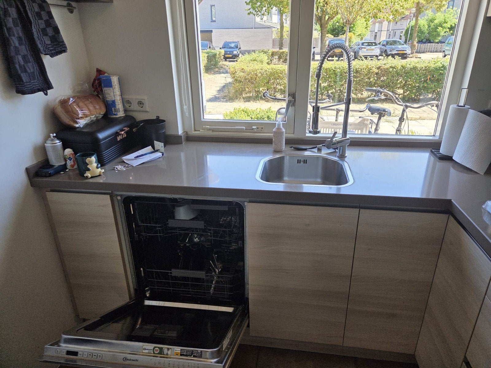 Complete L- keuken moet voor zaterdag 15 augustus weg, Ophalen, Gebruikt, Enkelwandige keuken