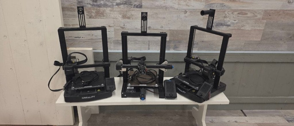 2x Creality 3D-printers (1x Ender 3 V3 SE & 1x Ender 3 V2), Computers en Software, Ophalen, Gebruikt, Creality3D, Filament