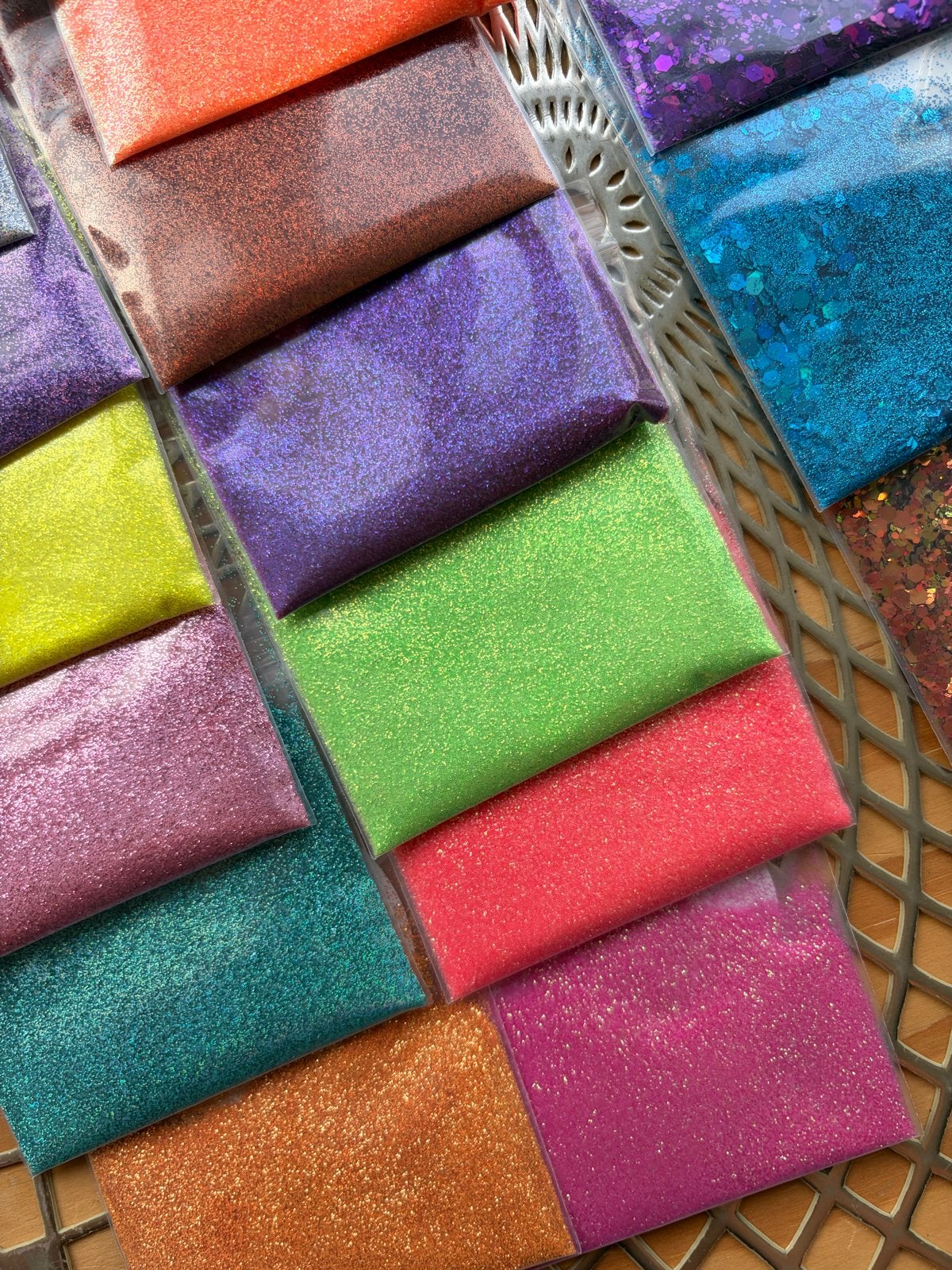 Hoogwaardige Glitter voor Epoxy, Resin & Hobby - 20 Zakjes, Ophalen of Verzenden, Nieuw, Meerkleurig, Knutselmateriaal