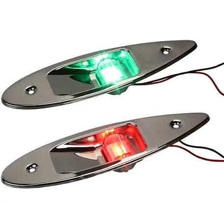 Allpa led navigatieverlichting 12v rood stuurboord rvs, Ophalen of Verzenden, Nieuw, Binnenverlichting