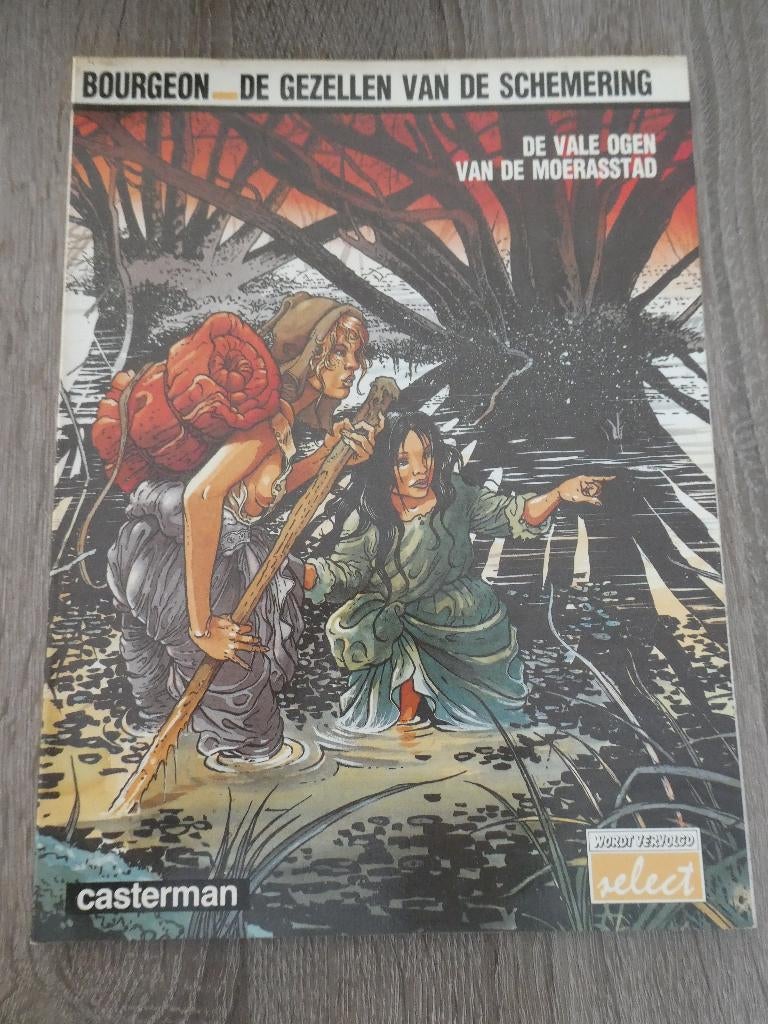 Bourgeon, de gezellen van de schemering, 1986, Eén stripboek, Ophalen of Verzenden, Zo goed als nieuw