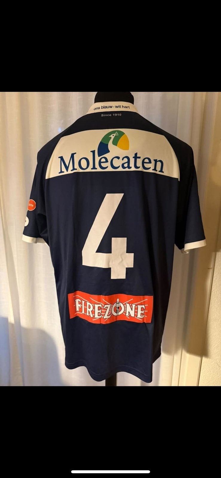 Matchworn maikel van der werff Pec Zwolle, Verzamelen, Verzenden, Zo goed als nieuw, Overige binnenlandse clubs, Shirt