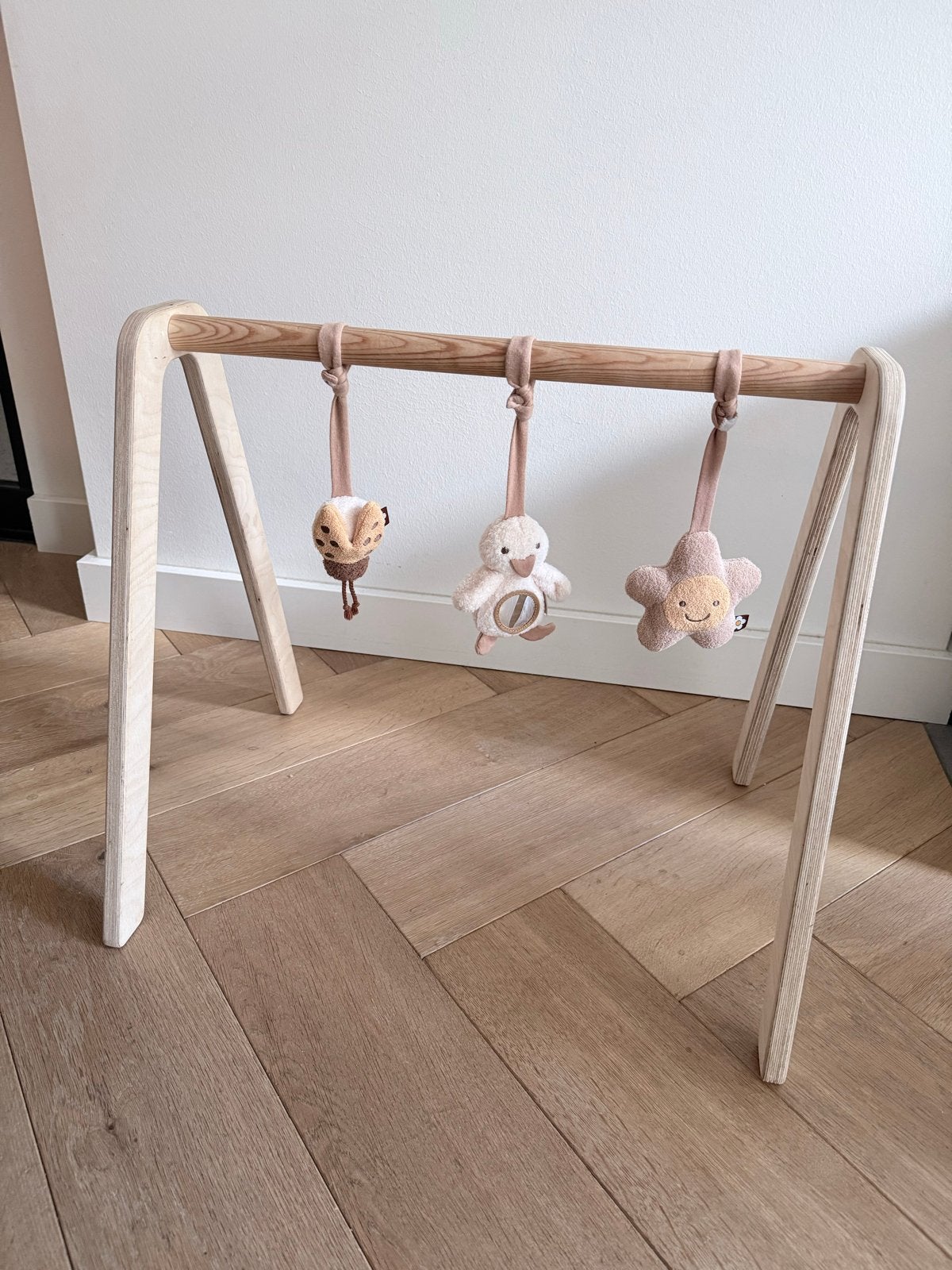 Massief houten babygym | speelboog met hangers van Jollein, Ophalen of Verzenden, Zo goed als nieuw, Babygym