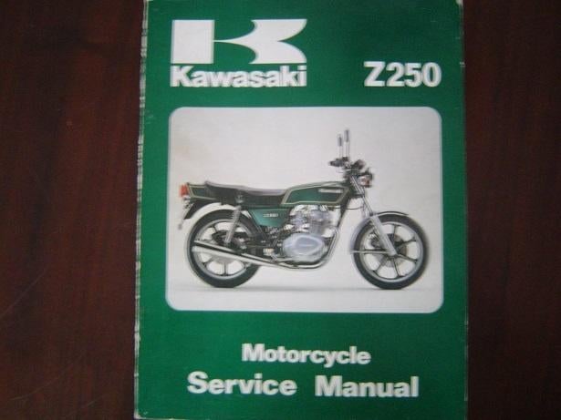Kawasaki Z250 1978 / 1979 motorcycle service manual Z 250, Motoren, Handleidingen en Instructieboekjes, Ophalen of Verzenden, Kawasaki