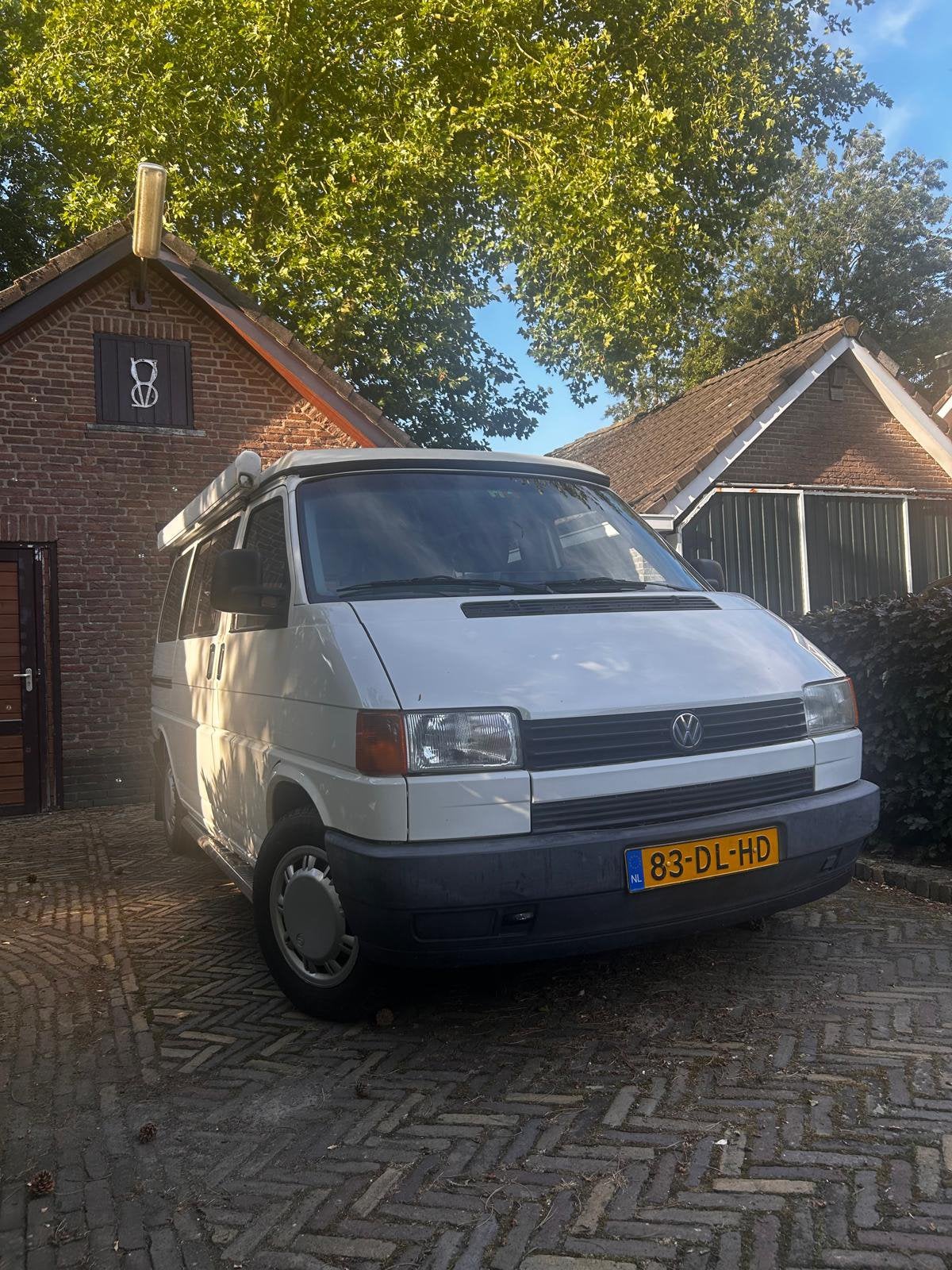 Volkswagen California 2.4 Kampeer I DSL 1991 Wit, Caravans en Kamperen, Campers, Buscamper of Camperbus, Volkswagen, Diesel, 4 tot 5 meter