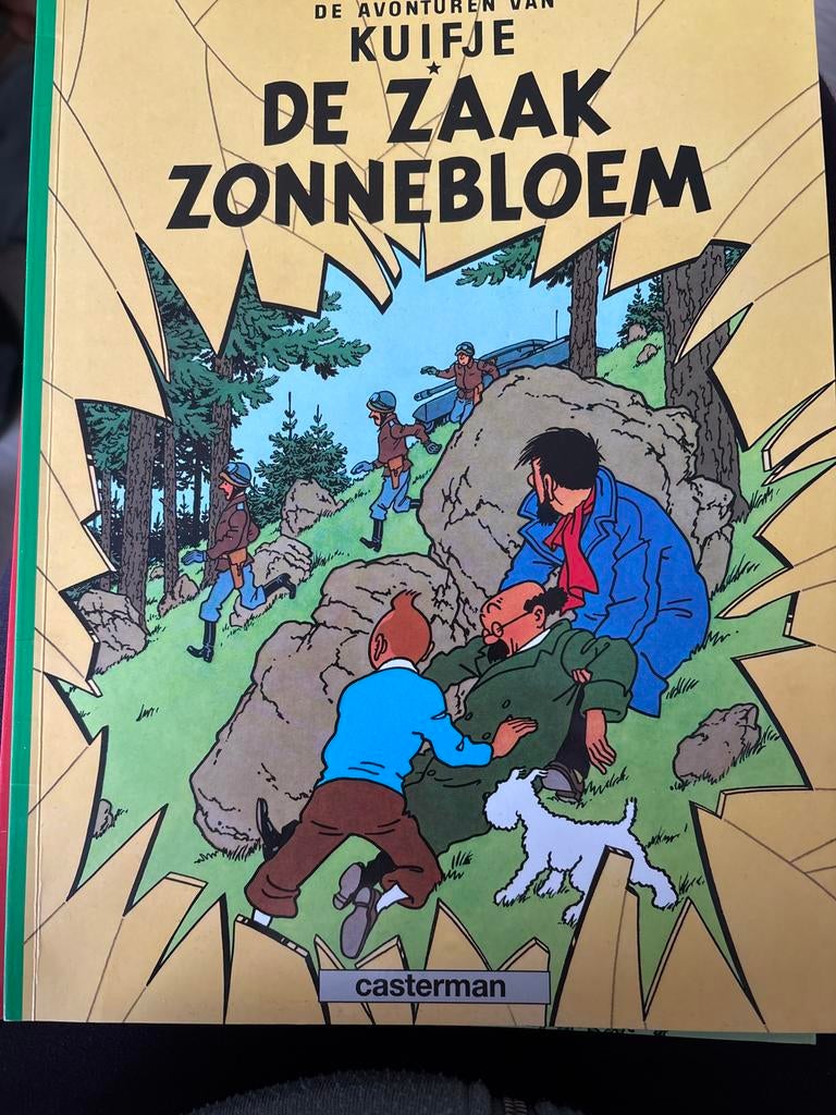 Kuifje: De Zaak Zonnebloem - Klassiek Stripboek, Eén stripboek, Verzenden, Zo goed als nieuw