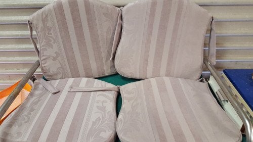 stoelkussens 4 stuks, grijs, Ophalen of Verzenden, 'T Olde Gre-j, Info@toldegrej.nl, Endepoelstraat 20f Didam