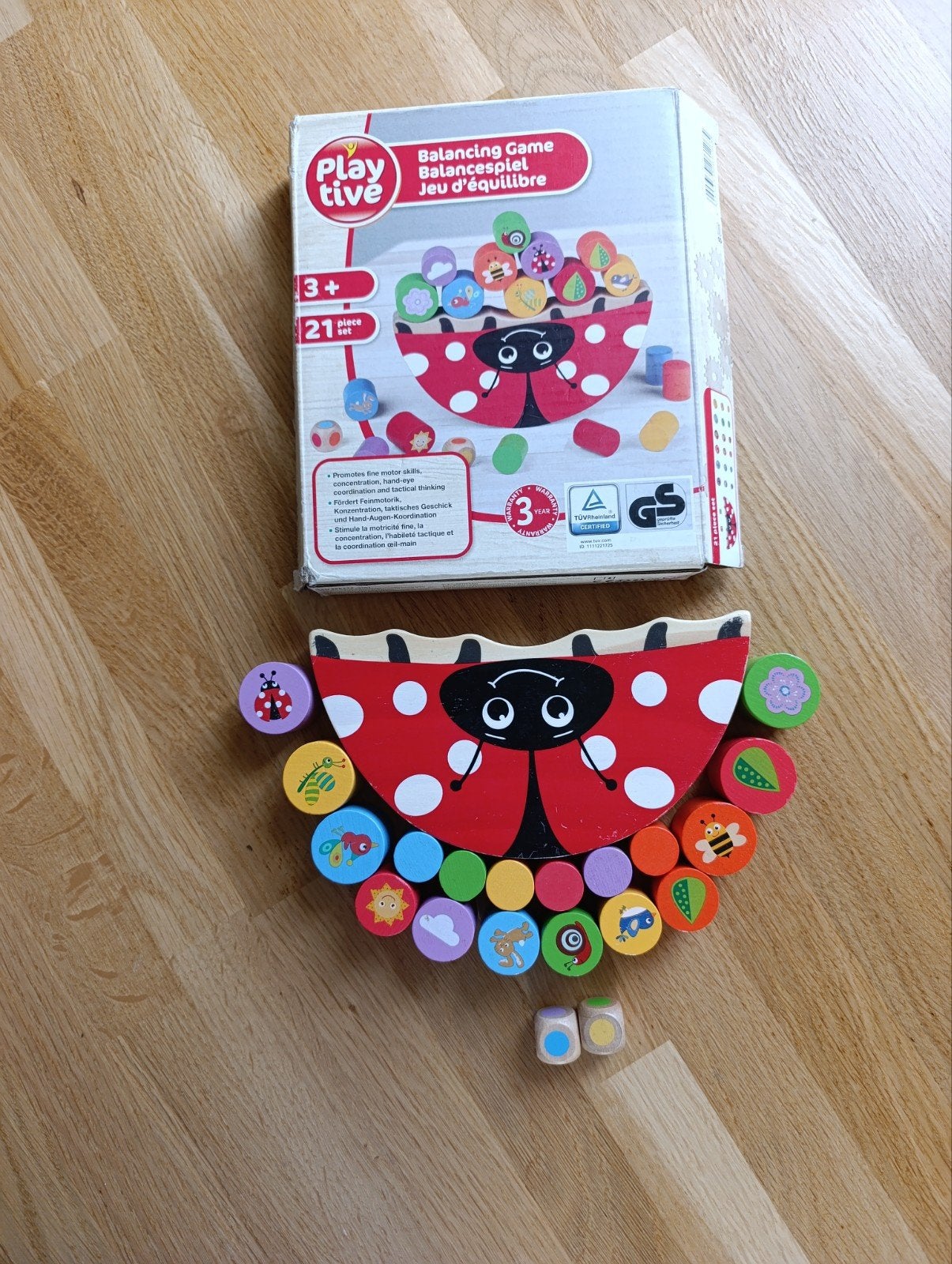 Playtive Balansspel Lieveheersbeestje, Ophalen of Verzenden, Zo goed als nieuw, Bouwen