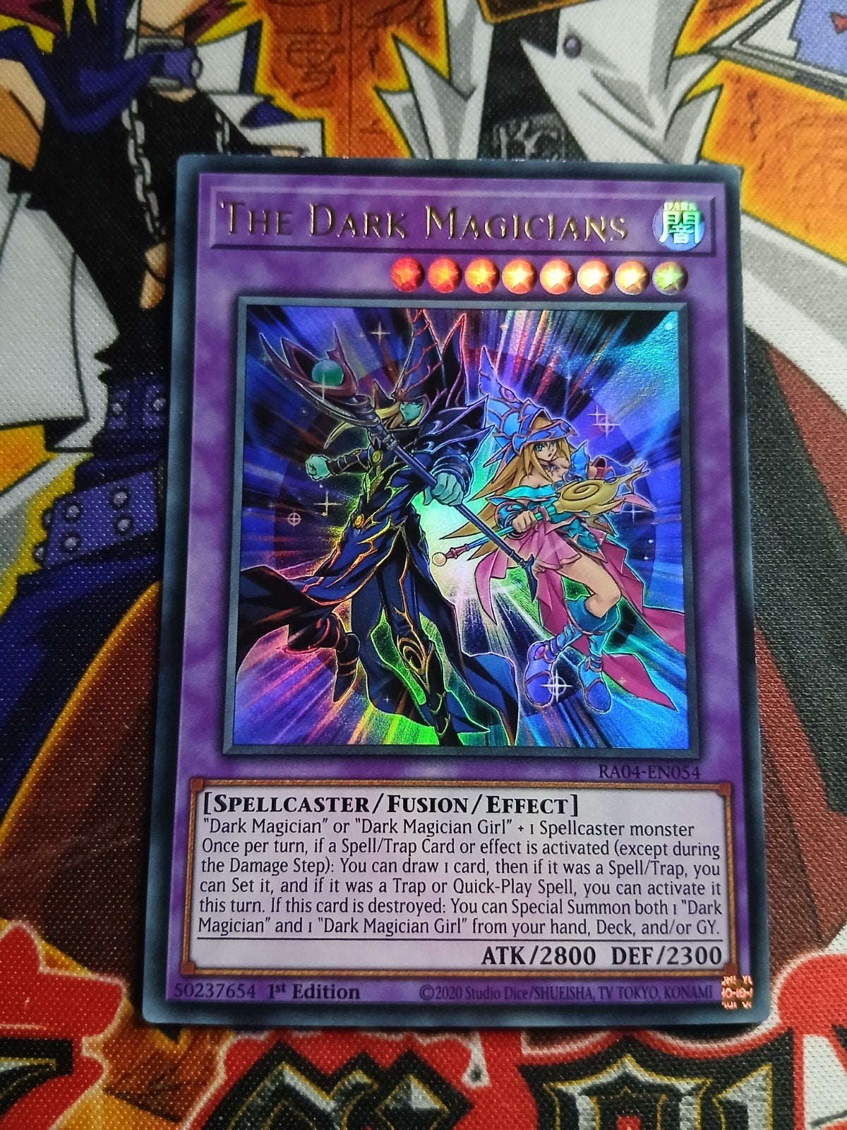 The Dark Magicians - Ultra Rare RA04 - Yu-Gi-Oh, Ophalen of Verzenden, Zo goed als nieuw, Foil