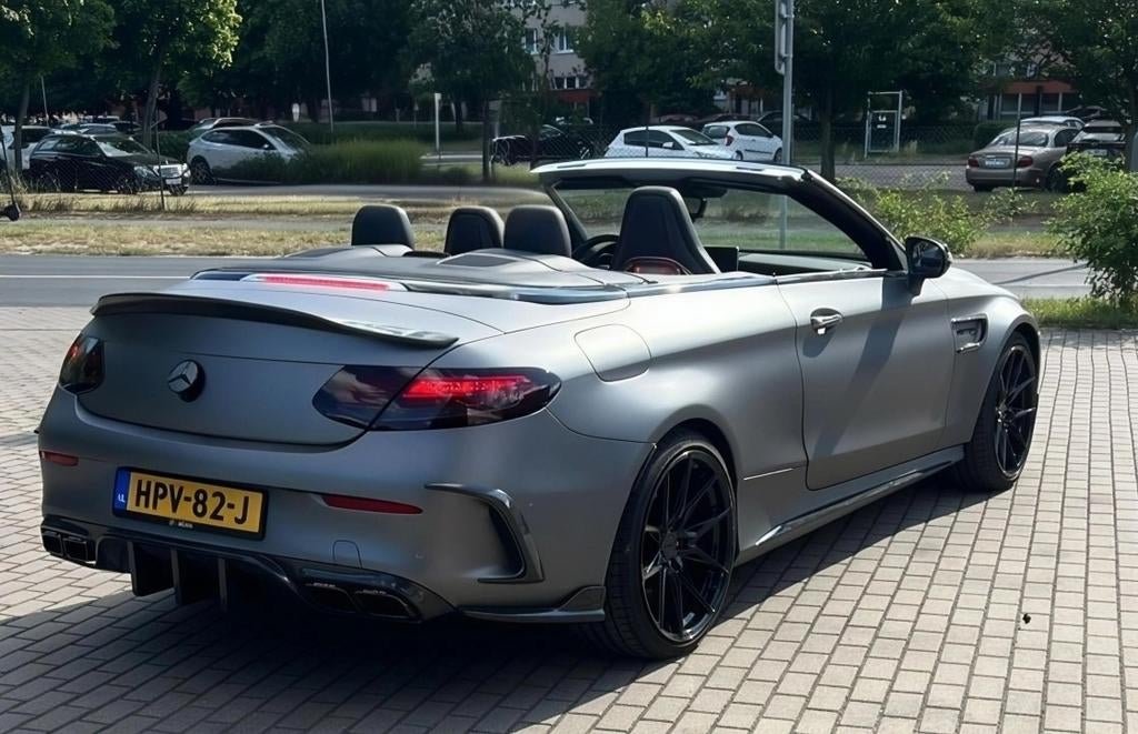Mercedes-AMG C63 S Cabriolet -650+ PK – Full Option–Topstaat, Auto's, Automaat, Achterwielaandrijving, Cabriolet, 4 stoelen