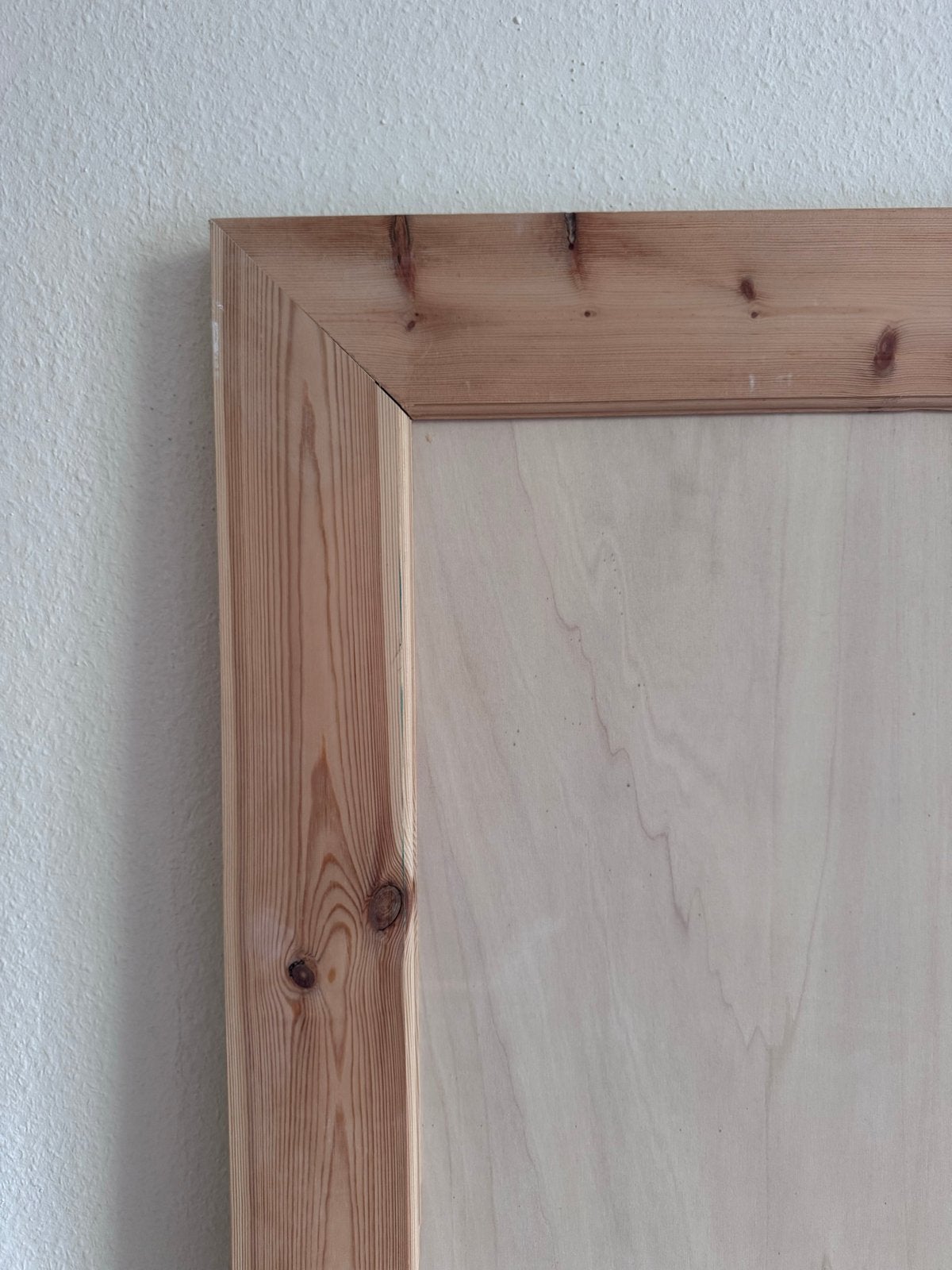 Twee houten paneeldeuren, grenen & multiplex, Doe-het-zelf en Verbouw, Deuren en Horren, Ophalen, Gebruikt, Minder dan 80 cm, Binnendeur