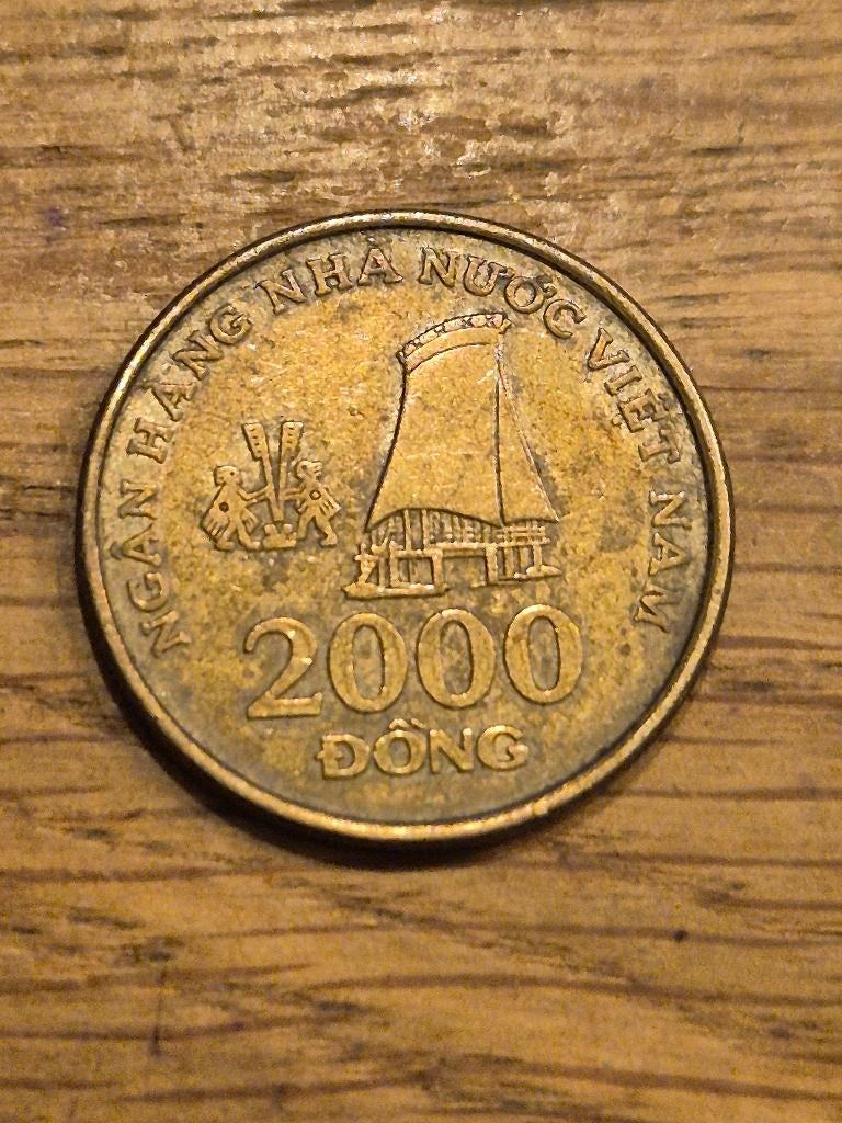 Vietnam - 2000 Dong 2003, Verzenden, Zuidoost-Azië, Losse munt