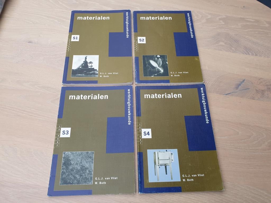 Materialen Werktuigbouwkunde S1-S4 - G.L.J. van Vliet, Ophalen of Verzenden, Zo goed als nieuw, G.L.J. van Vliet, W. Both, Werktuigbouwkunde