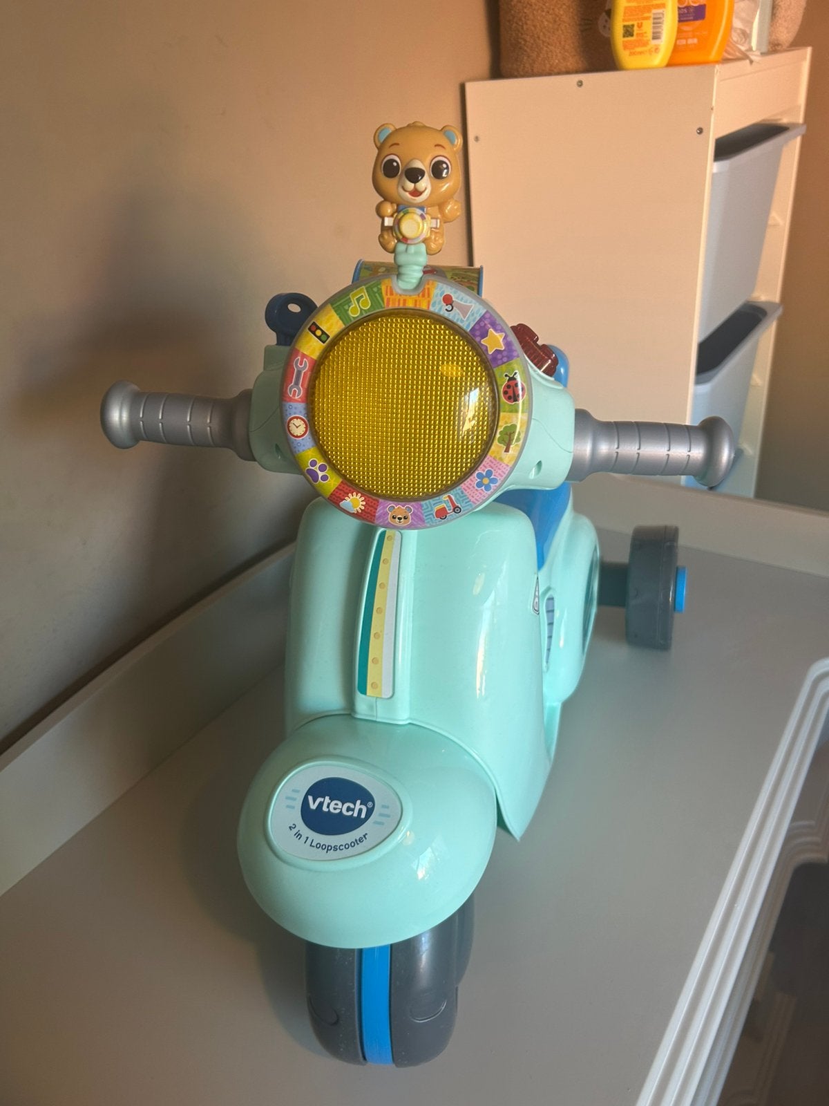 Vtech 2 in 1 loopscooter, Verzamelen, Speelgoed, Ophalen of Verzenden, Zo goed als nieuw