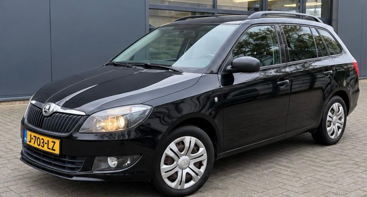 Skoda Fabia 1.2 TSI 86pk 2014 Zwart, Auto's, Voorwielaandrijving, 40 €/maand, 4 cilinders, 1036 kg