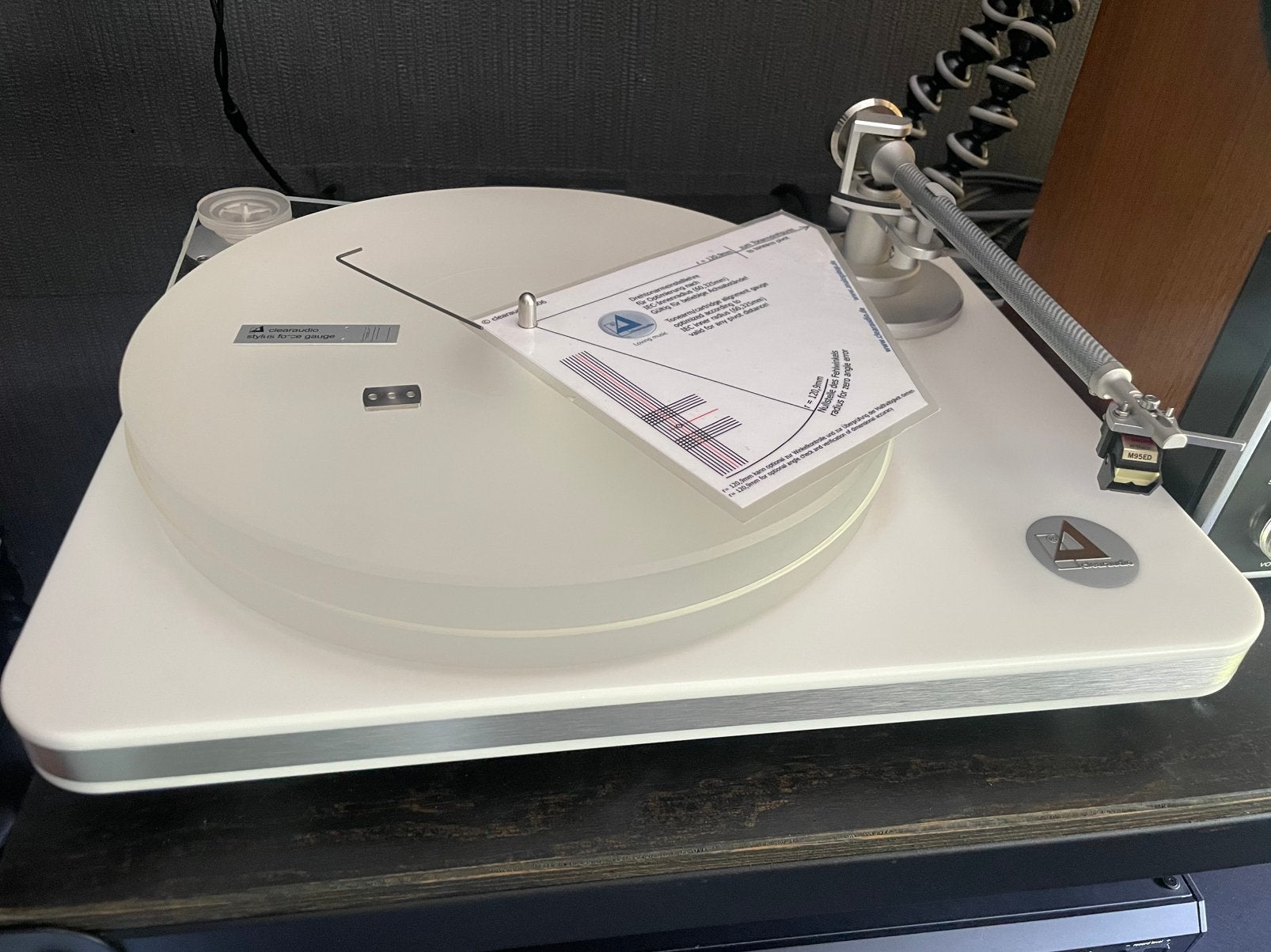 Clearaudio Performance met Verify toonarm – zeer nette staat, Audio, Tv en Foto, Platenspelers, Zo goed als nieuw, Platenspeler