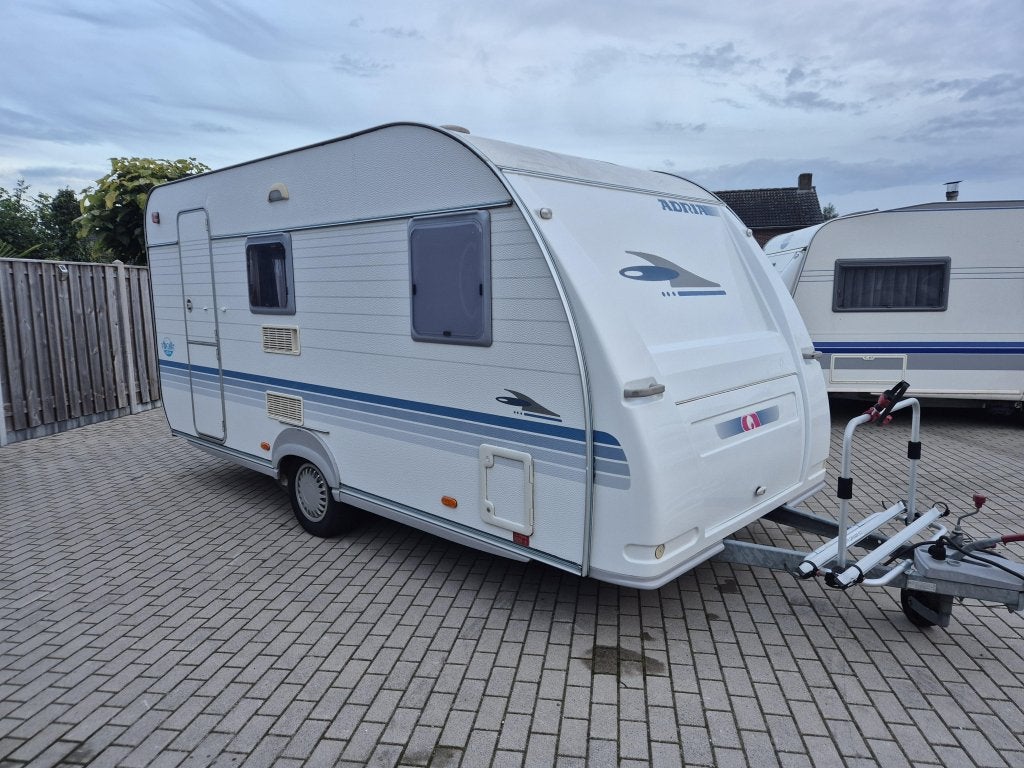 Adria Adora 432 PX Mover Panorama Luifel Fietsendrager, Bedrijf, Treinzit, 750 - 1000 kg, Fietsenrek
