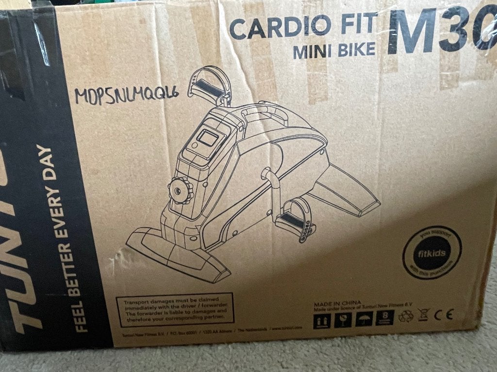 Tunturi Home trainer, Kunststof, Ophalen of Verzenden, Zo goed als nieuw, Benen