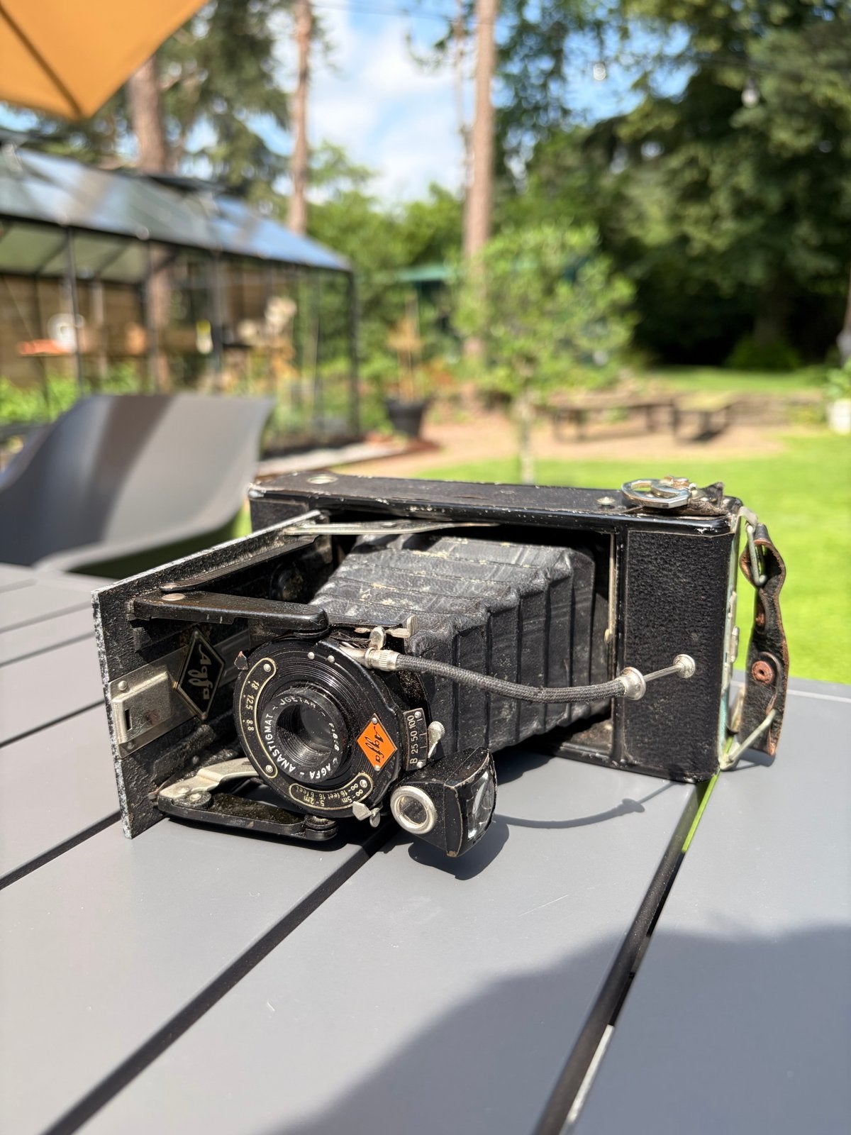 Vintage Agfa Standaard B2 Balgcamera - Klassieke Fotografie, Ophalen of Verzenden, Gebruikt, Spiegelreflex, Overige Merken