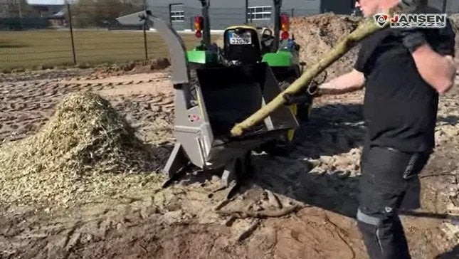 JANSEN Bx42s tractor PTO hakselaar tot 10cm versnipperaar, Tuin en Terras, Gebruikt, Jansen