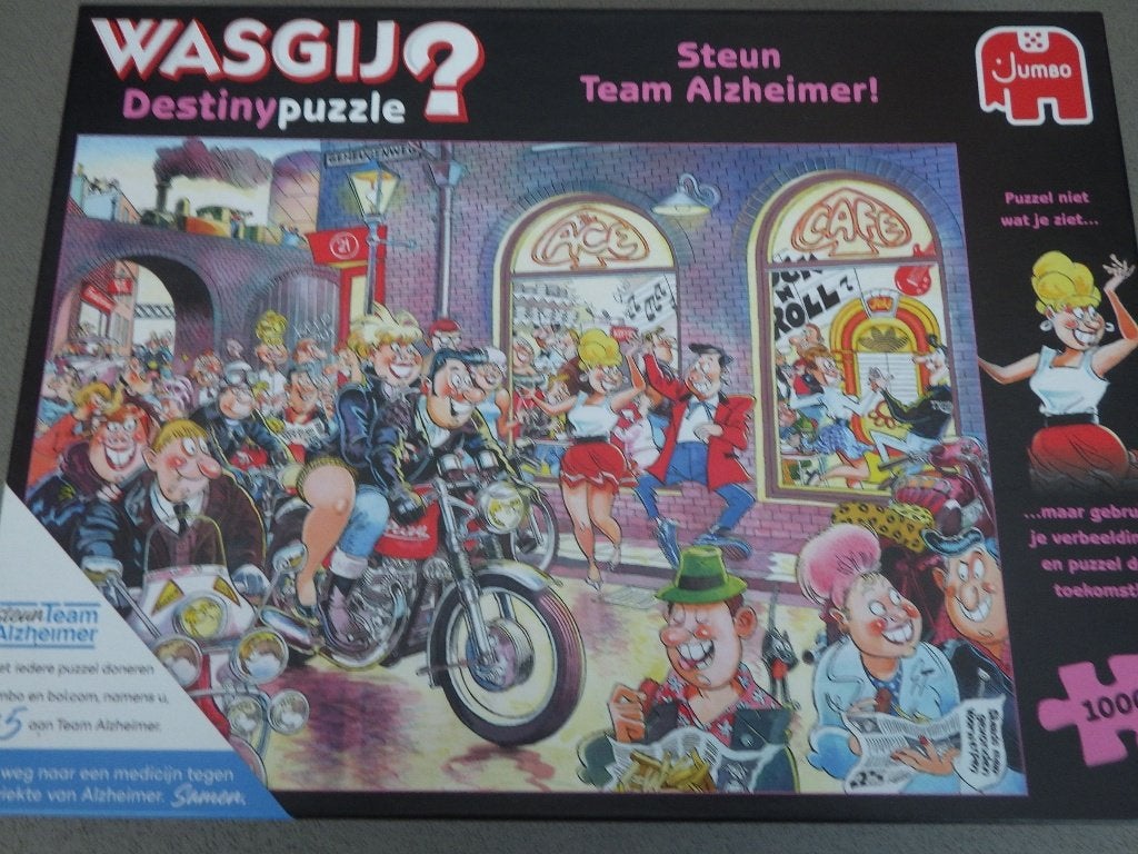 Wasgij destiny puzzle steun team alzheimer, Ophalen of Verzenden, 500 t/m 1500 stukjes, Zo goed als nieuw