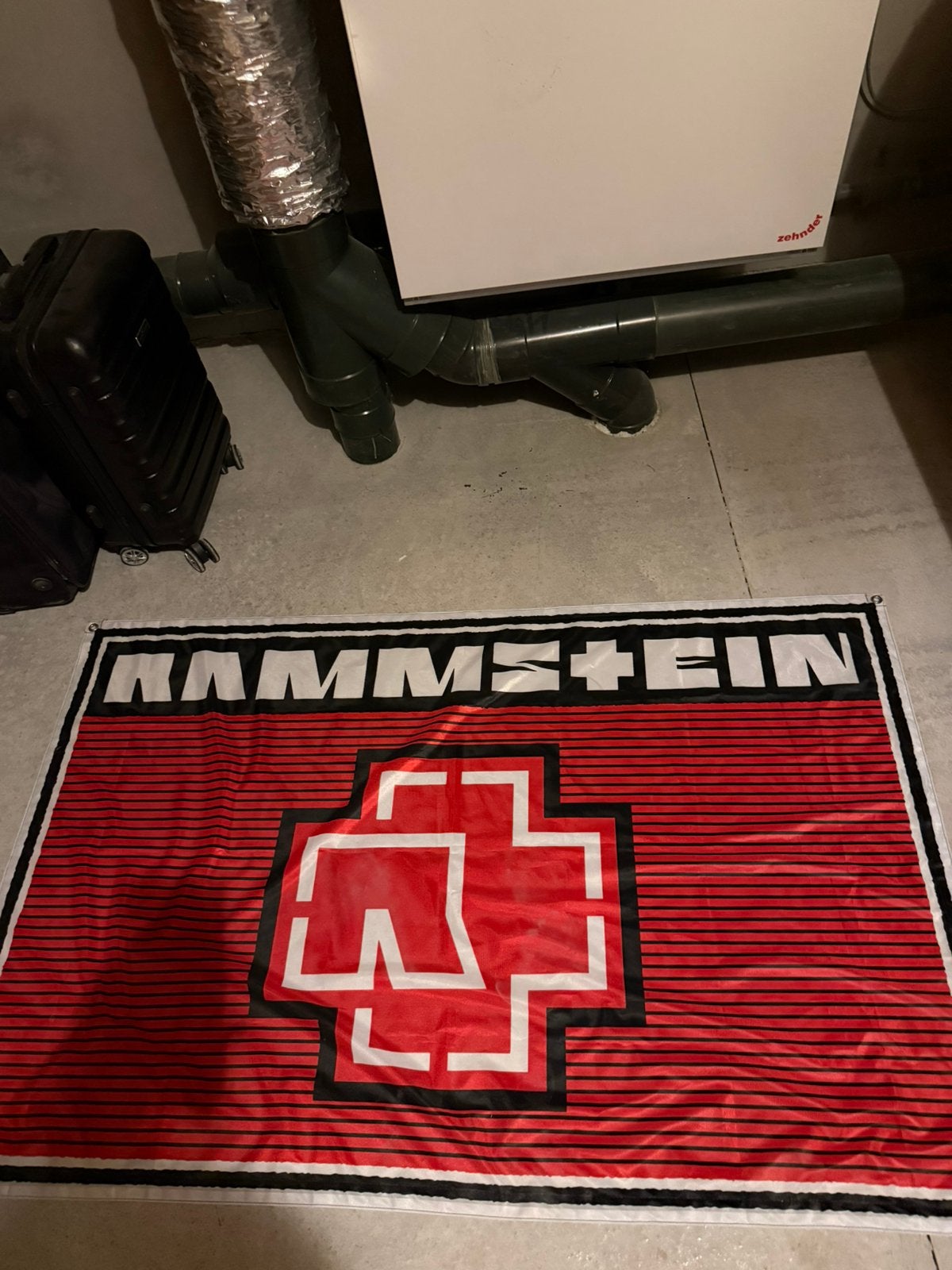 Rammstein vlag 150x100cm, Diversen, Vlaggen en Wimpels, Ophalen of Verzenden, Zo goed als nieuw