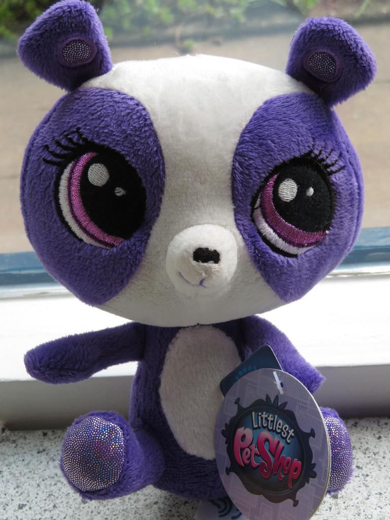 Littlest Petshop Beer paars met wit merk Famosa, Paars, Beer, Nieuw, Ophalen of Verzenden