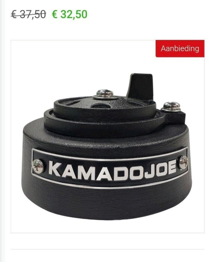 Kamado Joe Junior Topvent - Meerdere Beschikbaar, Ophalen of Verzenden, Nieuw, Kamado Joe