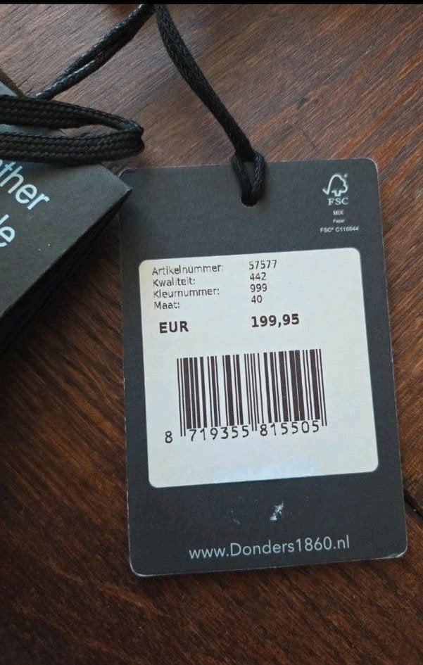 Leren Jas met Bontkraag van Donders - mt 40, Kleding | Dames, Maat 38/40 (M), Bruin, Nieuw, Ophalen of Verzenden