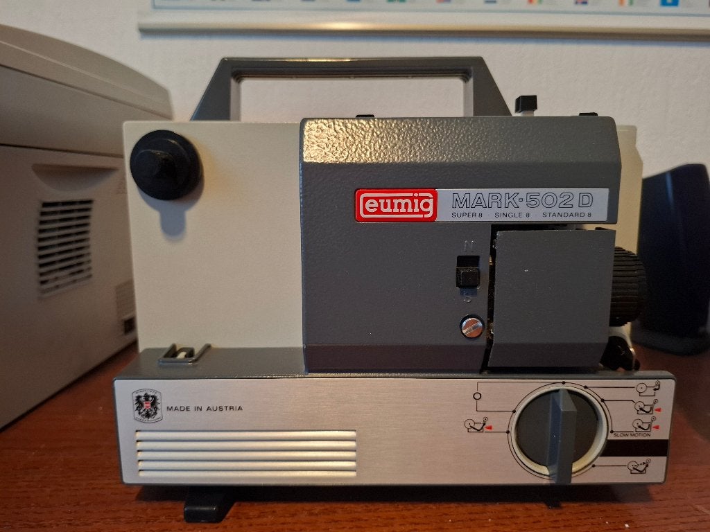 Projector Eumig, Ophalen, 1960 tot 1980, Projector