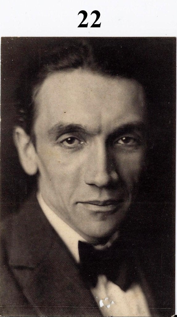 K22 kaart tooneelschrijver antoon vandevelde antwerpen, Ophalen of Verzenden, 1960 tot 1980, Gelopen, Overige thema's