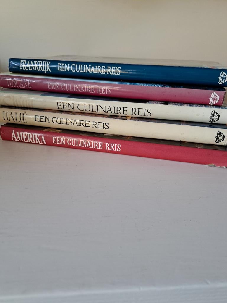 Een serie culinaire reizen door verschillende landen, Boeken, Gelezen, Hoofdgerechten, Diverse auteurs, Ophalen of Verzenden