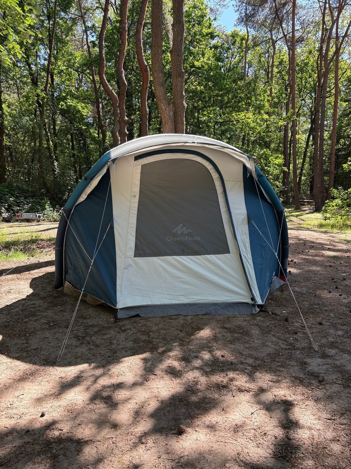 Quechua Air Seconds 4.1 Fresh & Black, Ophalen, Gebruikt