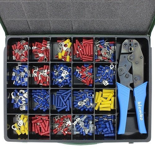 Assortiment kabelschoenen +tang, Verzenden, Nieuw