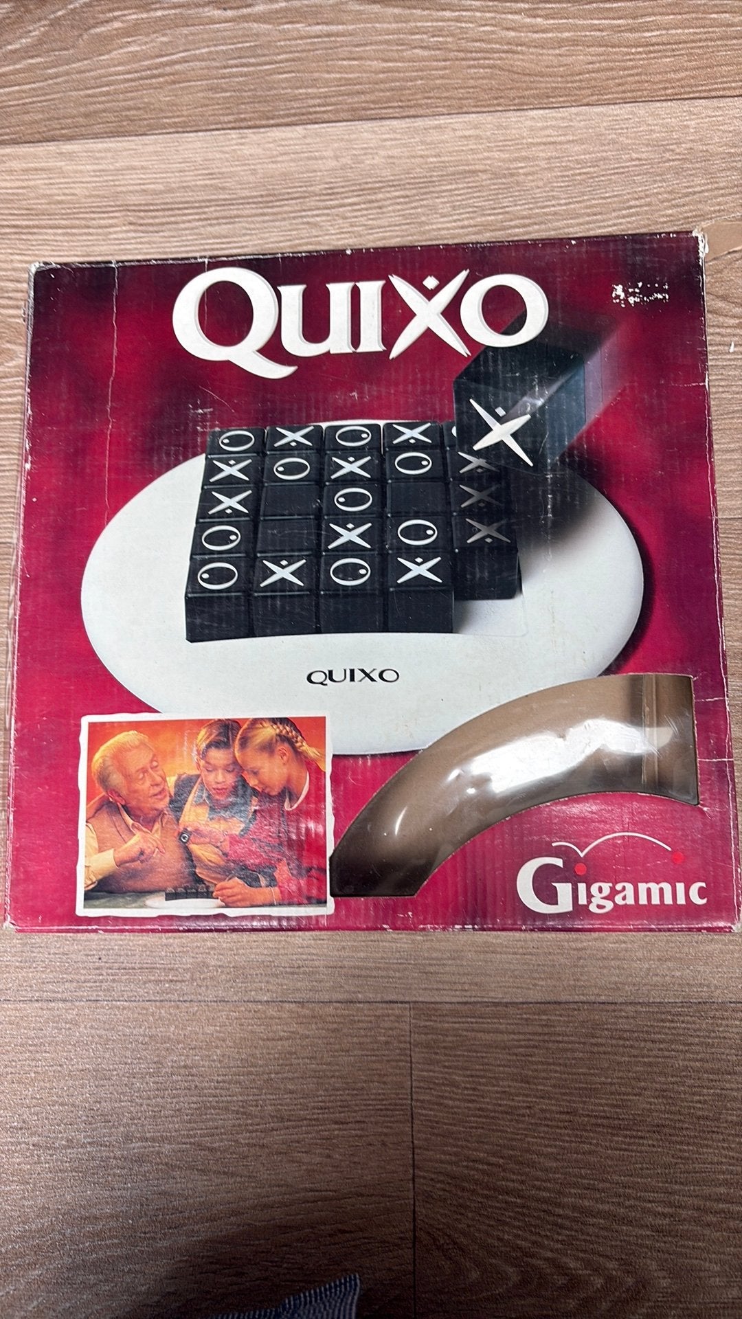 BORDSPEL QUIXO GIGAMIC VANAF 6 jaar, Ophalen of Verzenden, Zo goed als nieuw