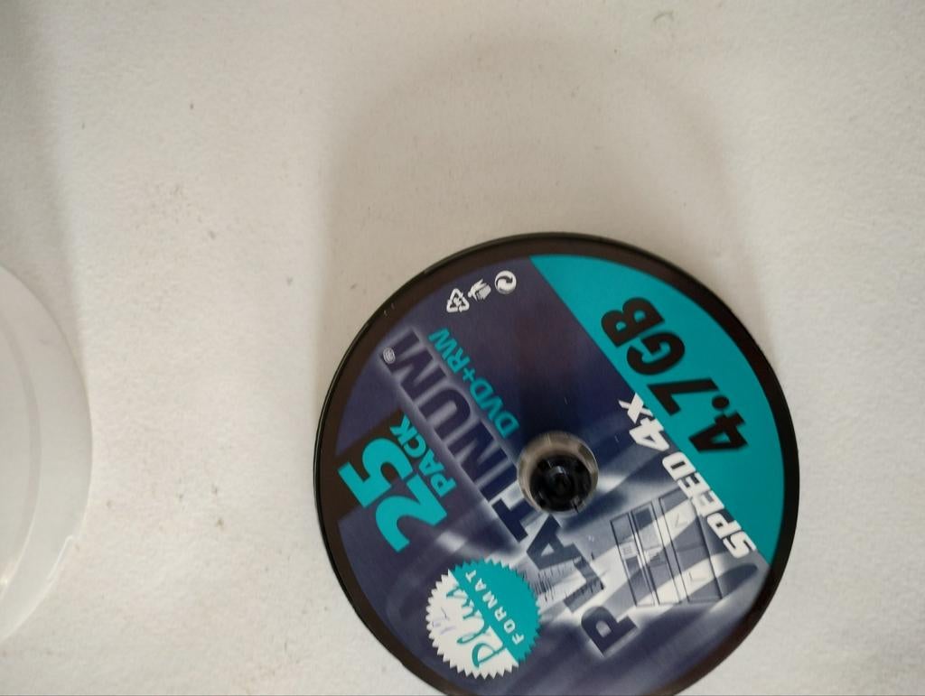 Platinum DVD+RW 4.7GB 4x Speed - 12 stuks op spindel, Platinum, Nieuw, Ophalen of Verzenden, Dvd