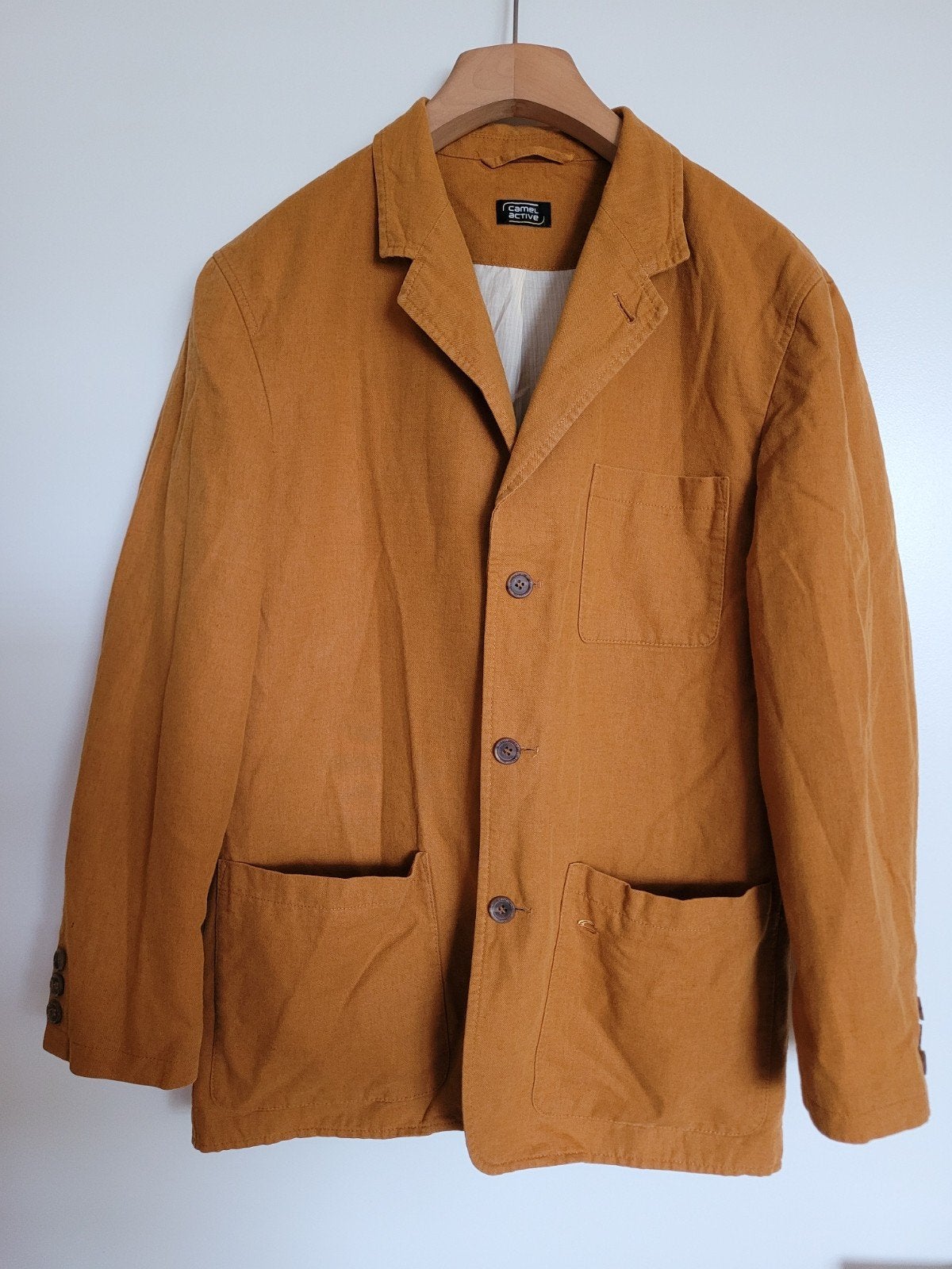 Vintage katoen/linnen jasje "Camel Active" mt 50, Ophalen of Verzenden, Zo goed als nieuw, Maat 48/50 (M)