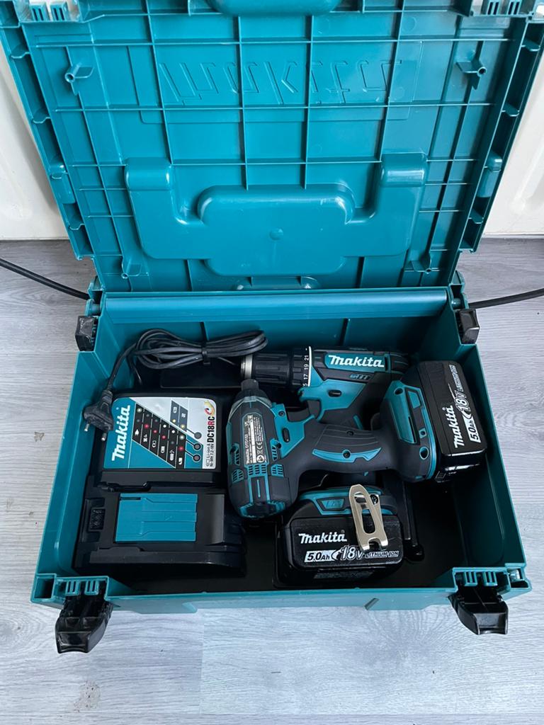 Makita DLX2127, Doe-het-zelf en Verbouw, Gereedschap | Boormachines, Ophalen, Boor- en Schroefmachine