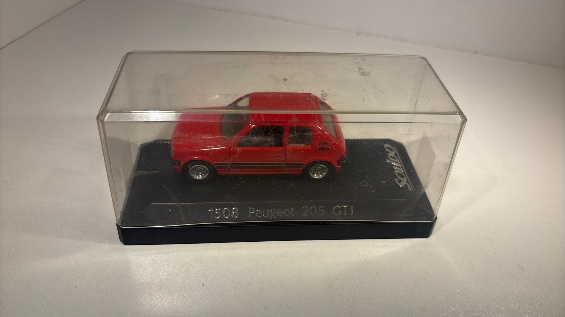 Peugeot 205 gti red solido 1.43, Auto, Solido, Ophalen of Verzenden, A