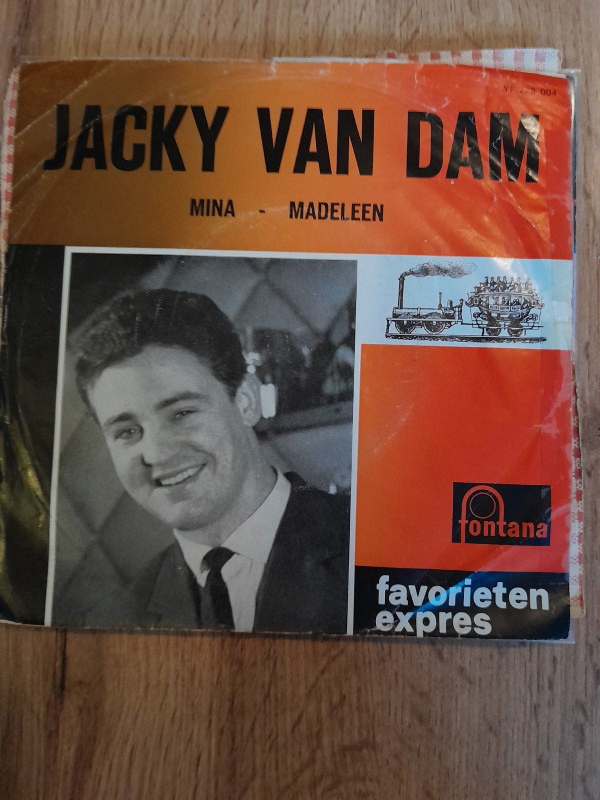 jacky van dam 7inch mina, Cd's en Dvd's, Ophalen of Verzenden, Zo goed als nieuw, Nederlandstalig