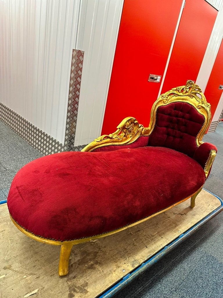 Barok bankjje, Huis en Inrichting, Ophalen, Overige materialen, Barok, Tweepersoons