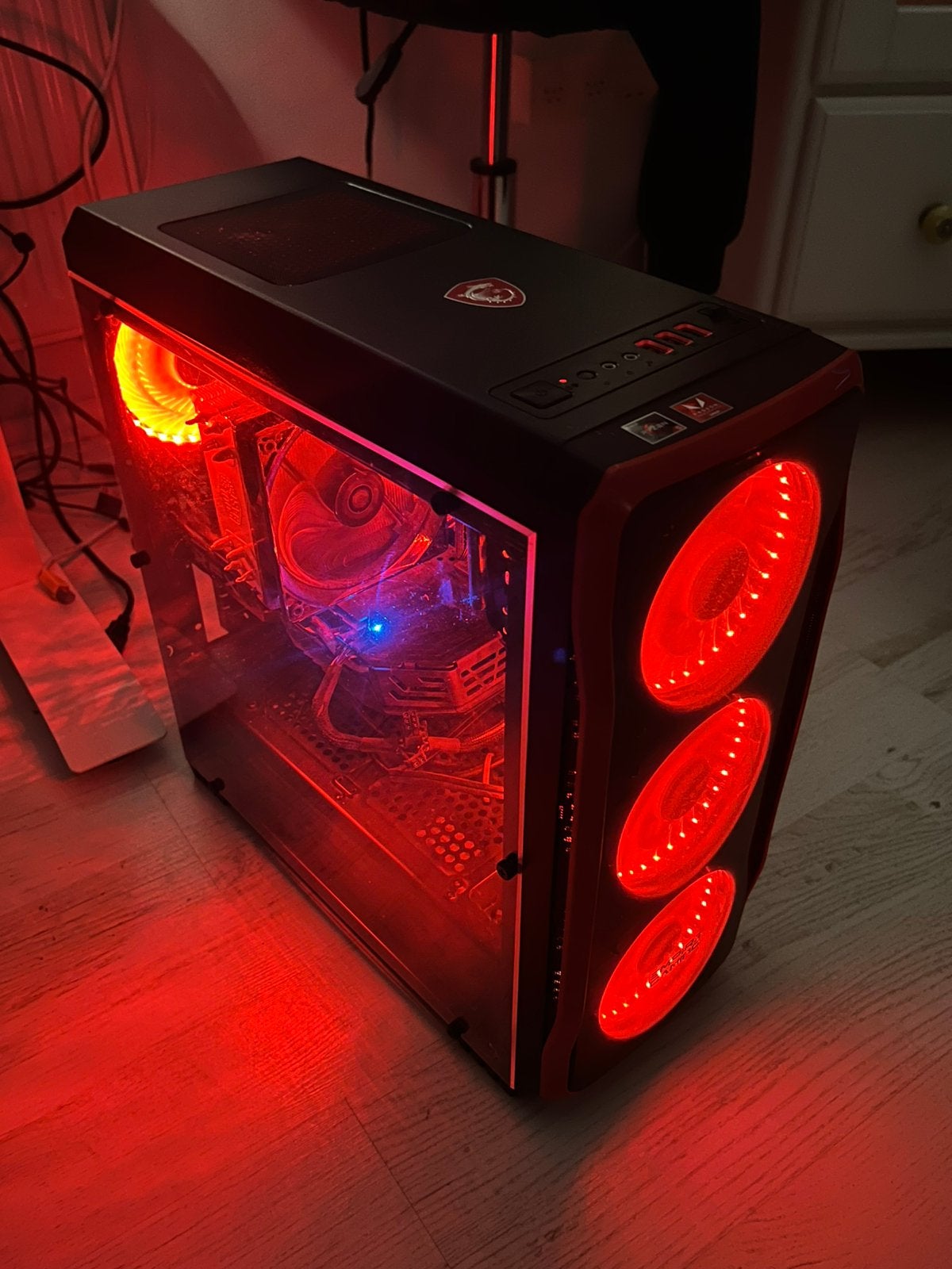 Gaming PC — Ryzen 5 3400G + RX 580 8GB — 16GB RAM +500GB SSD, Ophalen of Verzenden, Zo goed als nieuw, Gaming, SSD