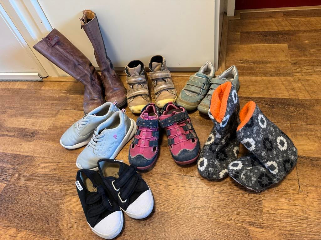 Meisjesschoenen maat 28 (7 paar), Ophalen of Verzenden, Gebruikt, Meisje, Schoenen