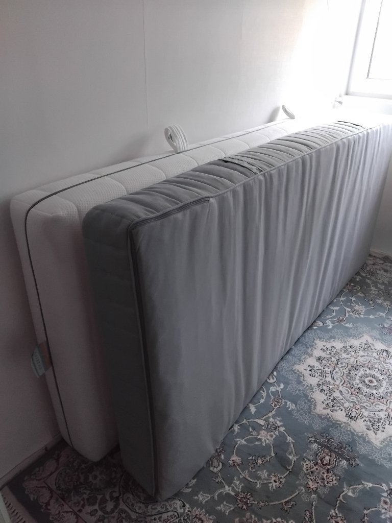 Matrassen 90x200 (Swiss Sense + IKEA), Ophalen, 90 cm, Eenpersoons, Zo goed als nieuw
