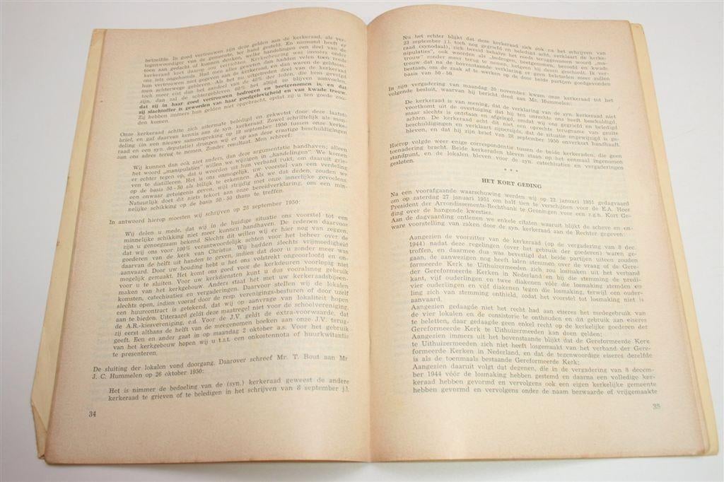 De Vrijmaking Uithuizermeeden [1956] — Kerkgeschiedenis, Ophalen of Verzenden, Gelezen